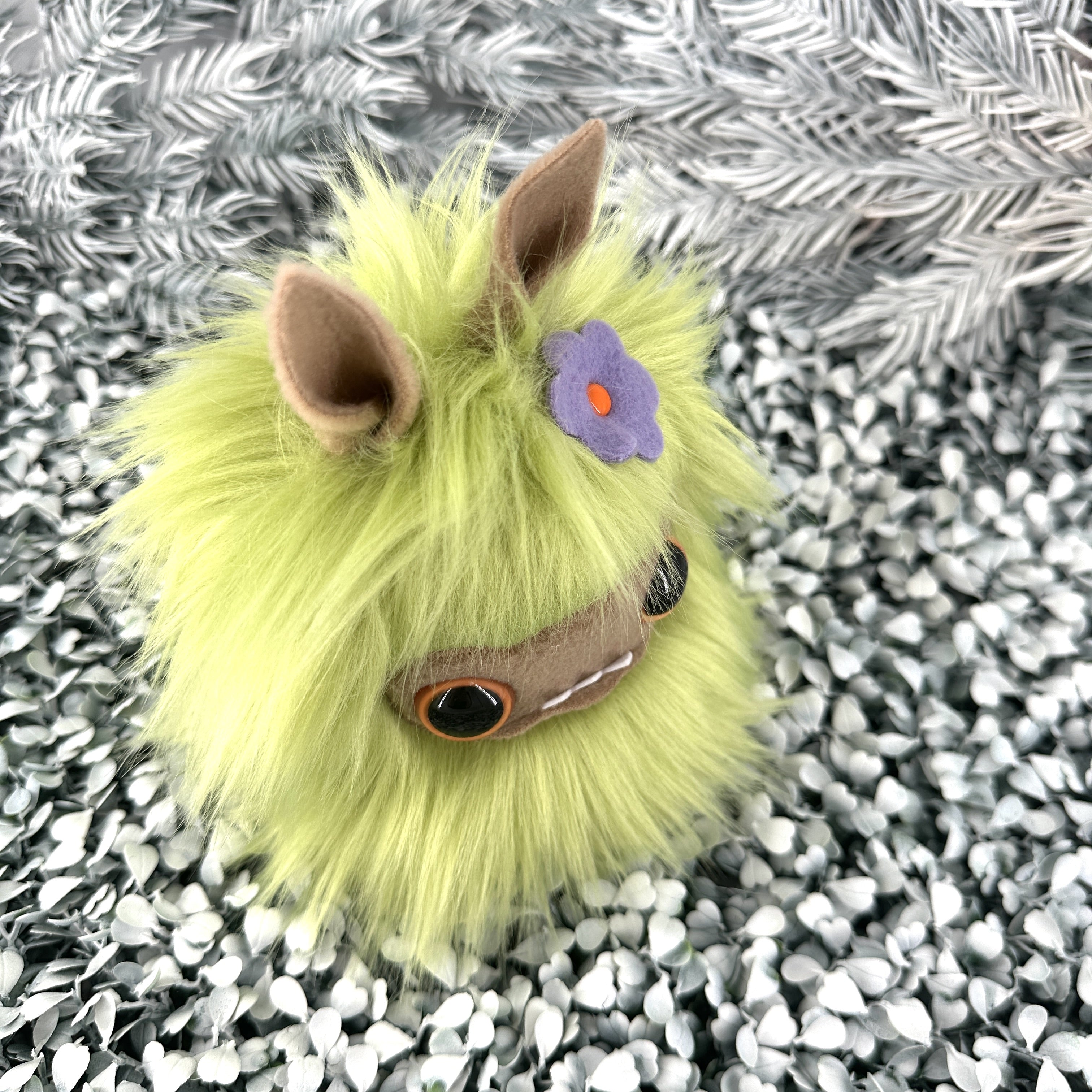 Meadow Monster - purple flowers – Careful it Bites
